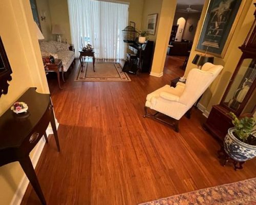 hardwood flooring and bedroom furniture