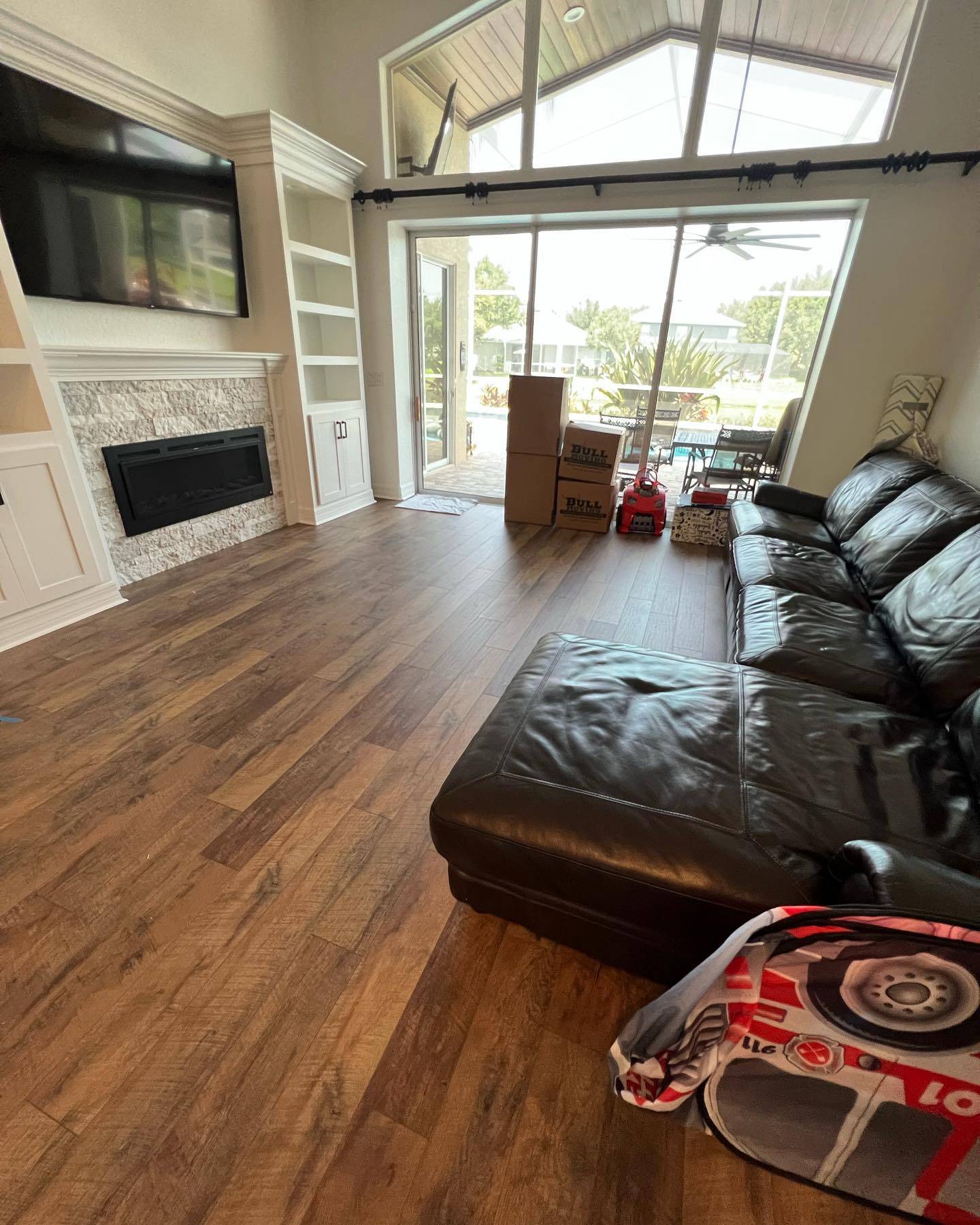 Spacious family room remodel — get your Free Flooring Quote and upgrade your space
