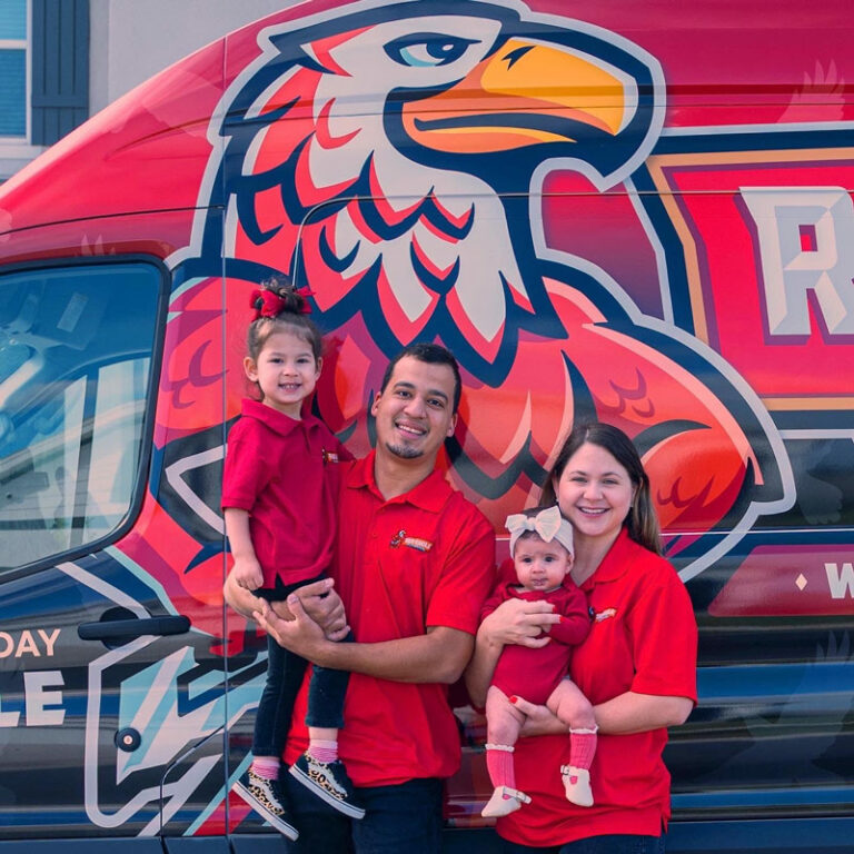 Red Eagle Flooring Owner's Family